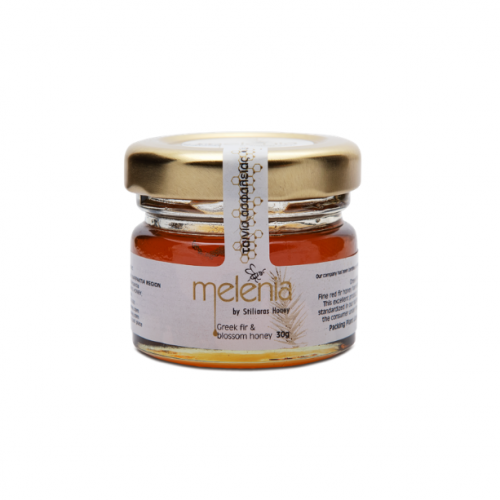 Melenia: Single-serve Fir and Blossom Honey 30gr